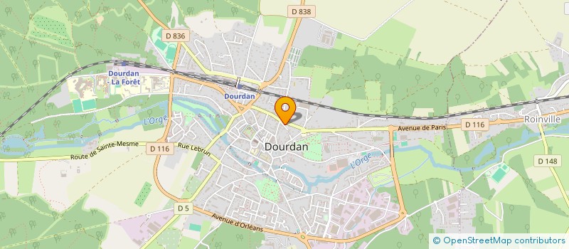 localisation de l'entreprise EQUIPSCENE à DOURDAN