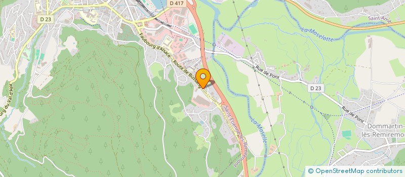 localisation de l'entreprise EQUIPVELO à SAINT-ETIENNE-LES-REMIREMONT