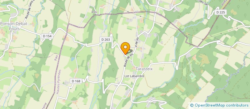 localisation de l'entreprise EQUIPYREN'AIDES  TARASTEIX