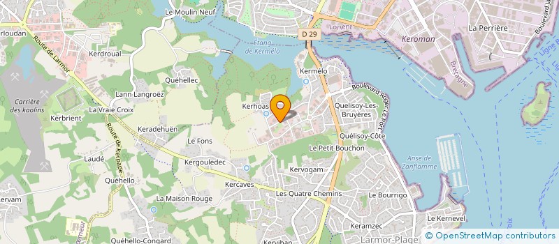 localisation de l'entreprise EQUIQUANTICS  LARMOR-PLAGE