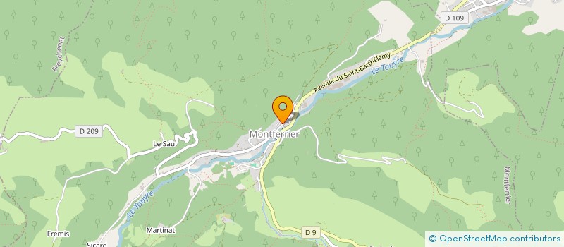 localisation de l'entreprise EQUIRANDO 98 à MONTFERRIER