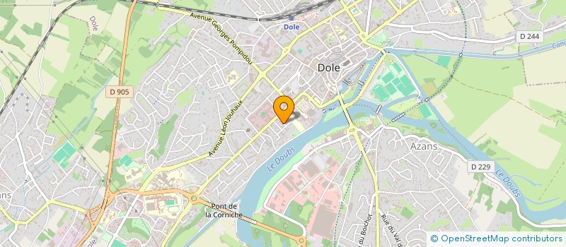localisation de l'entreprise EQUIRODI à DOLE