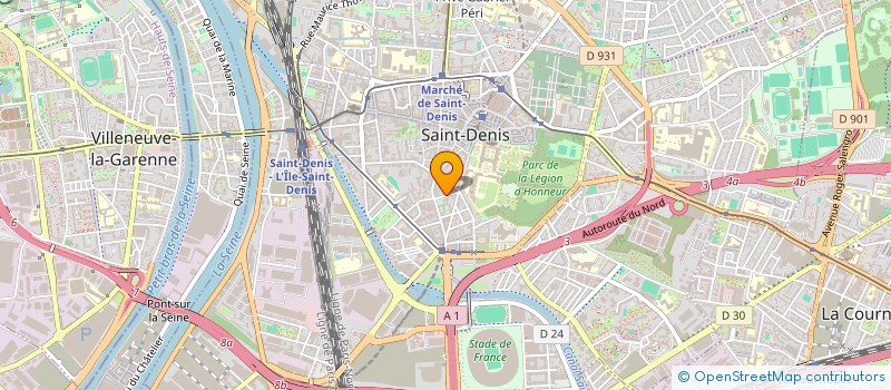 localisation de l'entreprise EQUISHARE WEB à SAINT-DENIS