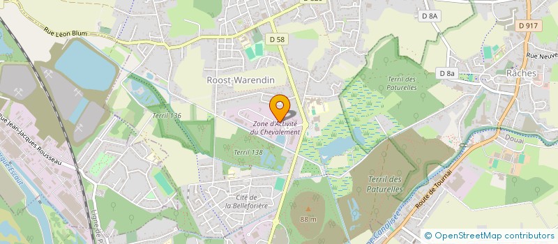 localisation de l'entreprise EQUISOLAR 4  ROOST-WARENDIN