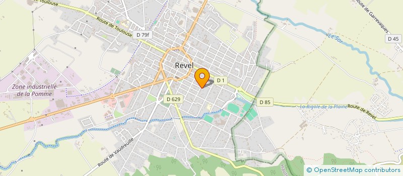 localisation de l'entreprise EQUISPHERE à REVEL