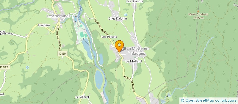 localisation de l'entreprise EQUISPORTBAUGES, ESB  LA MOTTE-EN-BAUGES