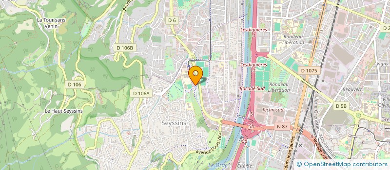 localisation de l'entreprise EQUISSANCE à SEYSSINS