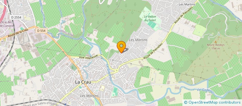localisation de l'entreprise EQUISUD 83 à LA CRAU