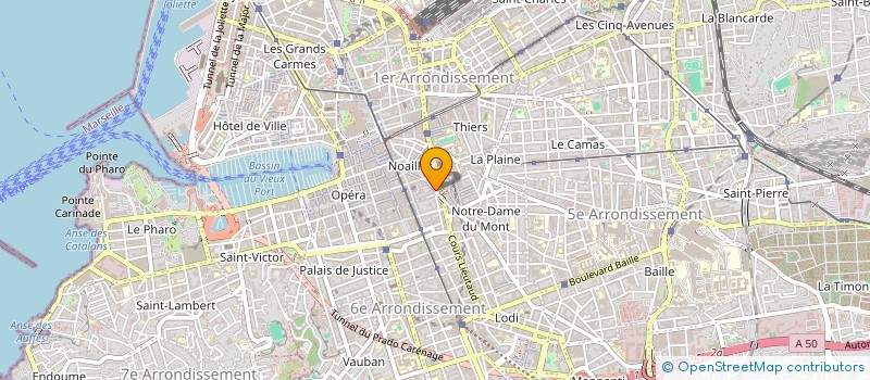 localisation de l'entreprise EQUIT'AIDE à MARSEILLE