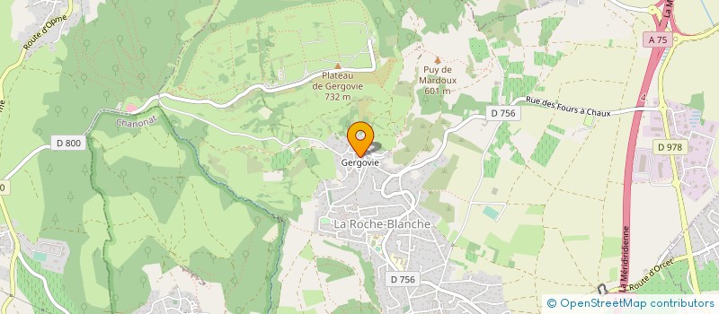 localisation de l'entreprise EQUIT ART  LA ROCHE-BLANCHE