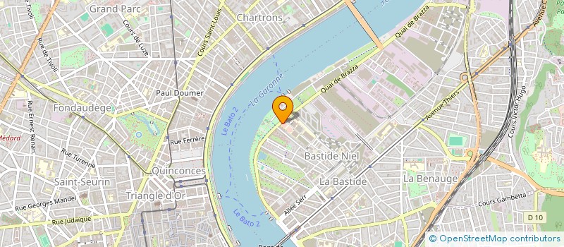 localisation de l'entreprise EQUITACOM  BORDEAUX