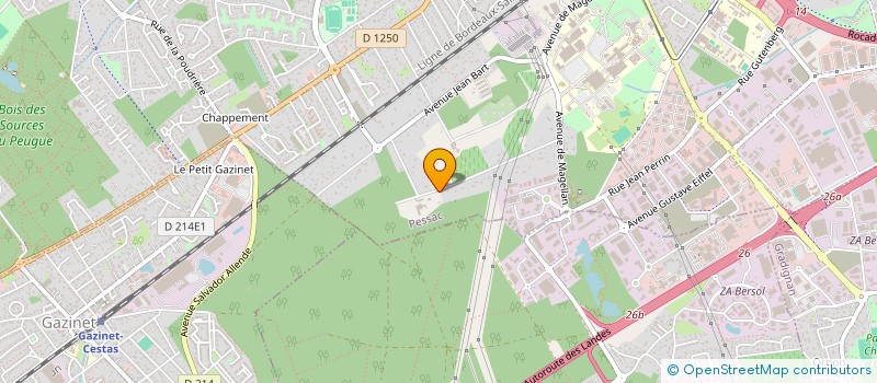 localisation de l'entreprise EQUITALAB  PESSAC