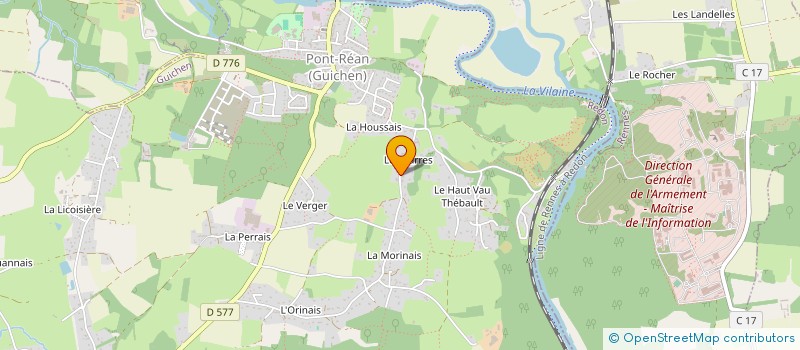 localisation de l'entreprise EQUITAS à GUICHEN