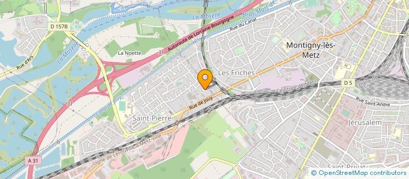 localisation de l'entreprise EQUITATION BOUTIQUE PLUS  MOULINS-LES-METZ