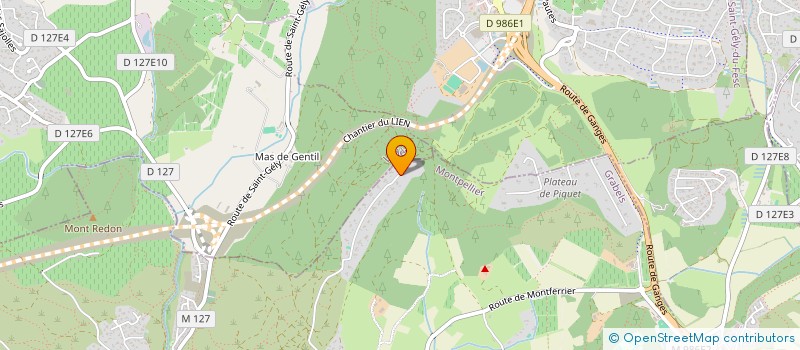 localisation de l'entreprise EQUITATION COMPETITION PASSION - LE CHEVAL A COEUR  GRABELS