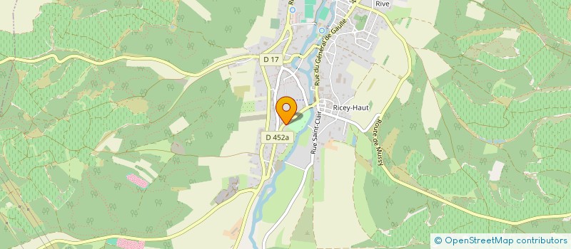 localisation de l'entreprise EQUITATION PASSION - LES PONEYS RICETONS  LES RICEYS