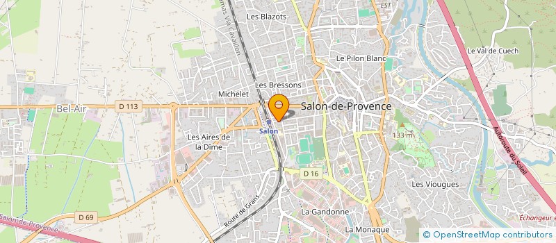 localisation de l'entreprise EQUITE ET SOLIDARITE POUR LA REUSSITE EDUCATIVE à SALON-DE-PROVENCE