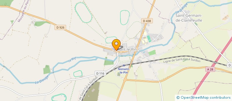 localisation de l'entreprise EQUITEASY à NONANT-LE-PIN