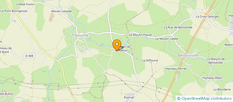 localisation de l'entreprise EQUITECH  HEAUVILLE