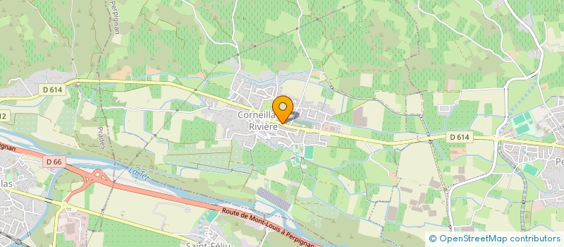 localisation de l'entreprise EQUITET RANDO  CORNEILLA-LA-RIVIERE