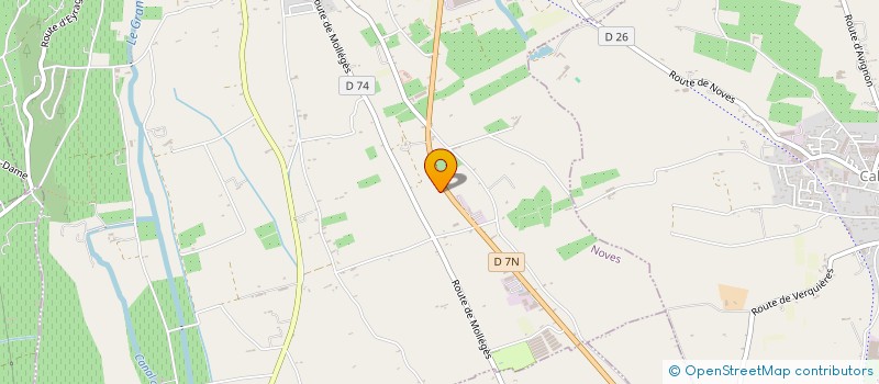 localisation de l'entreprise EQUITEX  NOVES