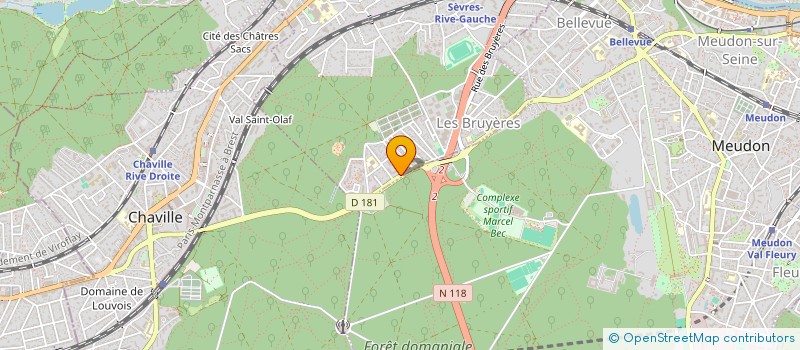 localisation de l'entreprise EQUITHER à SEVRES