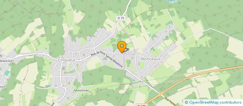 localisation de l'entreprise EQUITRANS 60  CINQUEUX