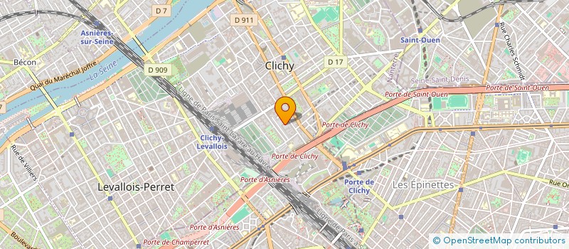 localisation de l'entreprise EQUITY à CLICHY