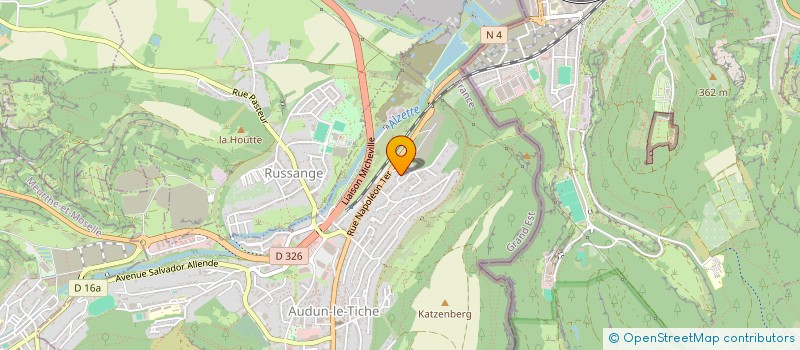 localisation de l'entreprise EQUITY CM  AUDUN-LE-TICHE