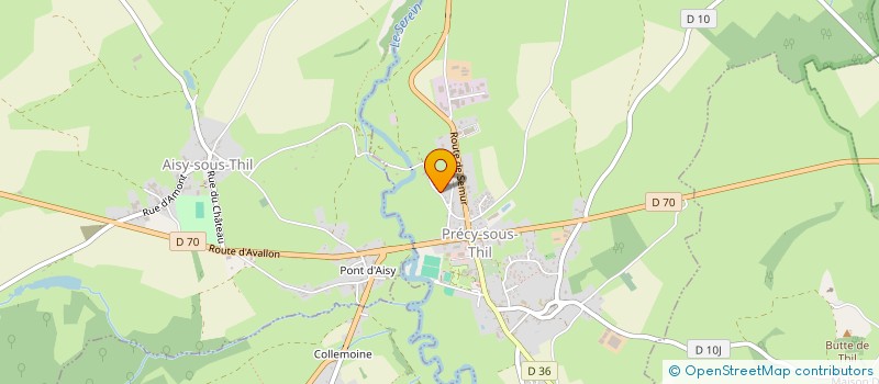 localisation de l'entreprise EQUIVALENCE BOURGOGNE  AISY-SOUS-THIL