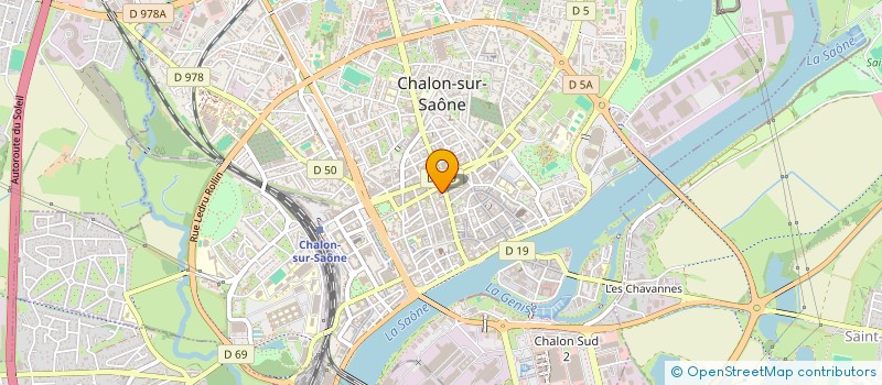 localisation de l'entreprise EQUIVALENTS à CHALON-SUR-SAONE