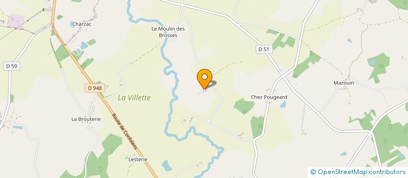 localisation de l'entreprise EQUIVOL à LESSAC