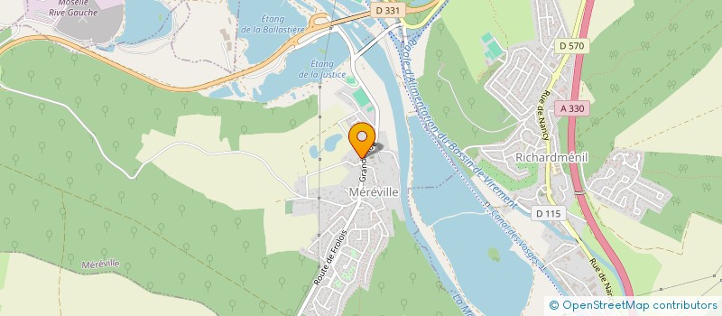 localisation de l'entreprise EQUIWID  MEREVILLE