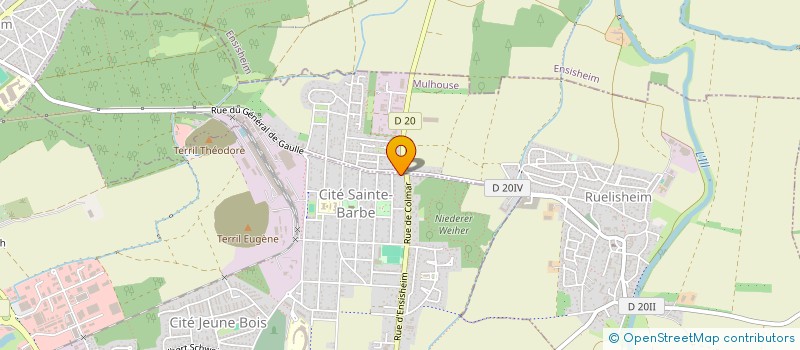 localisation de l'entreprise EQUIWOLF PERFORMANCE & REHABILITATION CENTRE ALSACE  WITTENHEIM