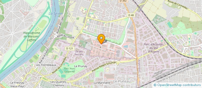 localisation de l'entreprise EQUO BATIMENT  CORMEILLES-EN-PARISIS