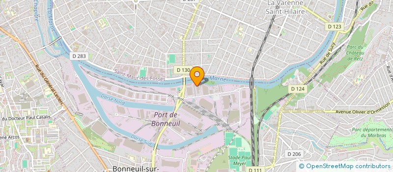 localisation de l'entreprise EQUUS à BONNEUIL-SUR-MARNE
