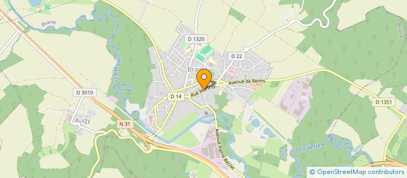 localisation de l'entreprise EQUUS LOISIRS à BRAINE