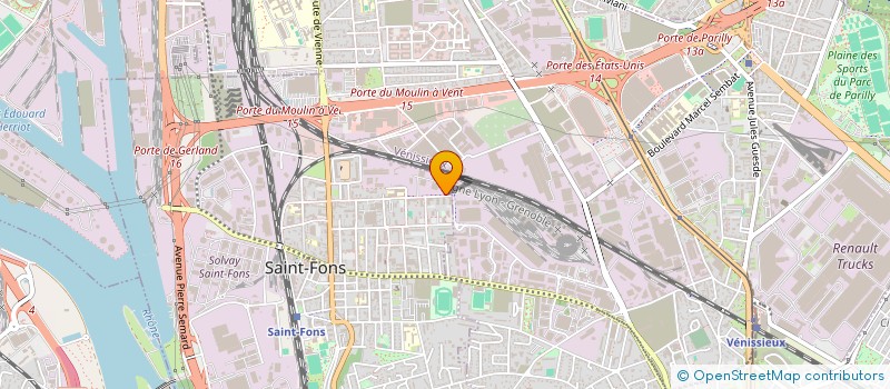 localisation de l'entreprise EQWERGY à SAINT-FONS