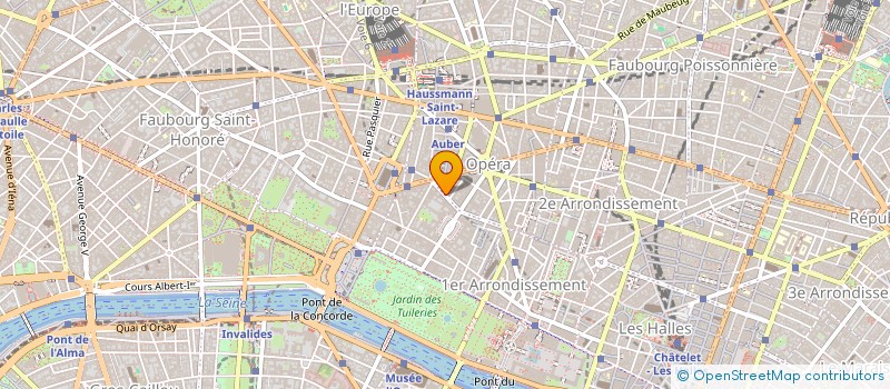 localisation de l'entreprise EQX-1  PARIS