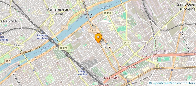 localisation de l'entreprise ER à CLICHY