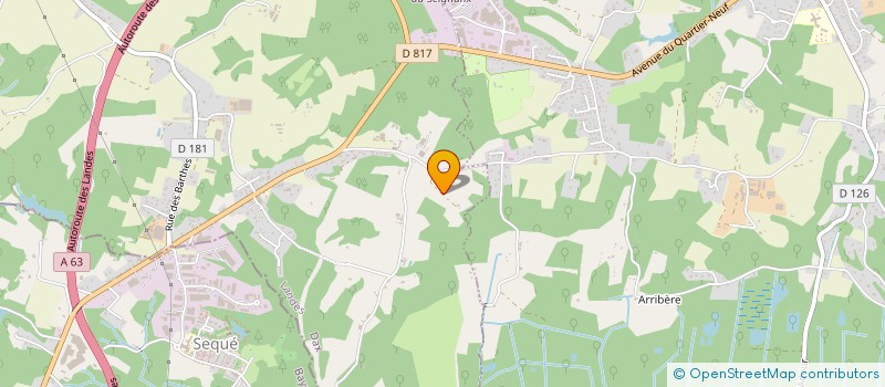 localisation de l'entreprise ER BATI SERVICES  TARNOS