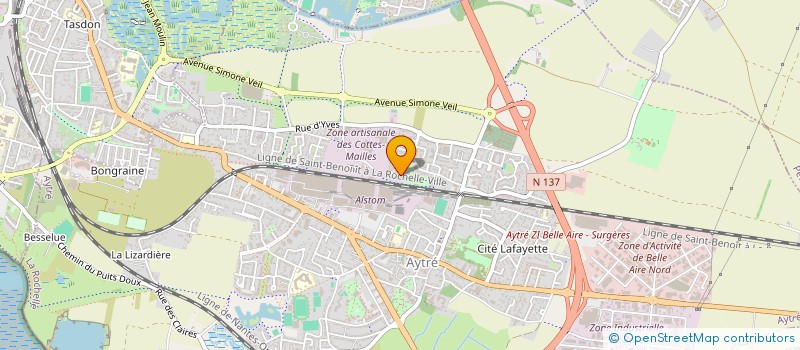 localisation de l'entreprise ER BATIS  AYTRE