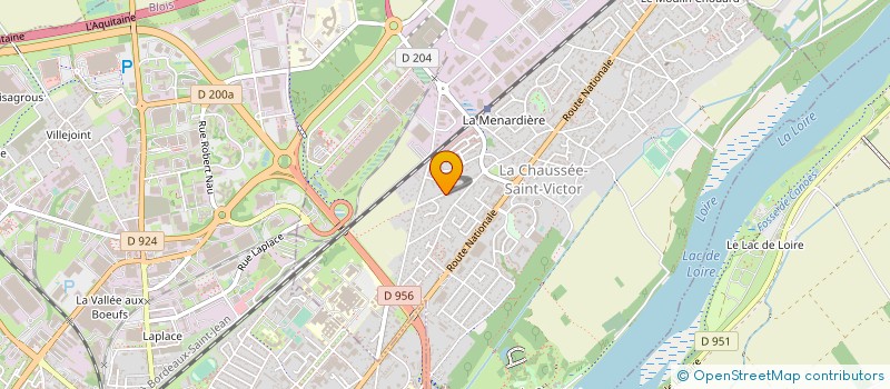 localisation de l'entreprise ER CARRELAGE  LA CHAUSSEE-SAINT-VICTOR