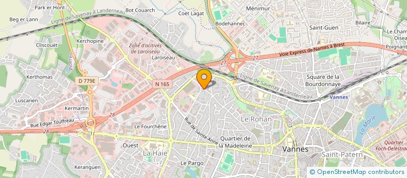 localisation de l'entreprise ER CO RO LO à VANNES