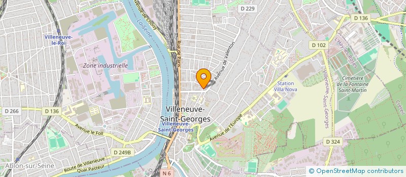 localisation de l'entreprise ER CONCEPT à VILLENEUVE-SAINT-GEORGES