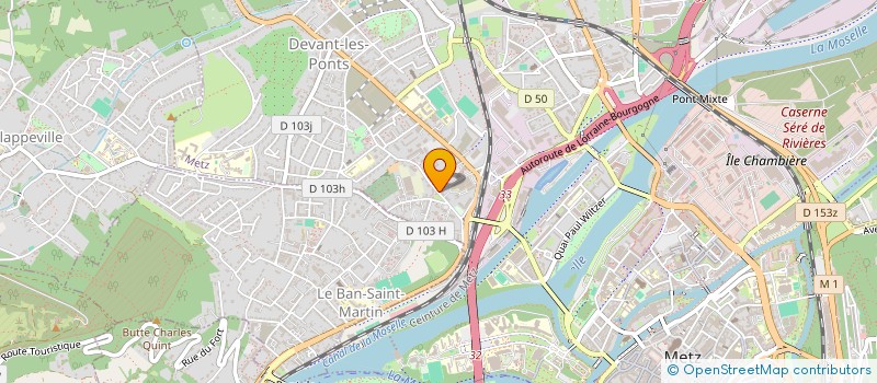 localisation de l'entreprise ER CONSTRUCTION à METZ