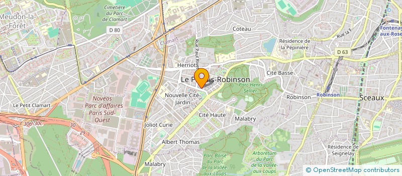 localisation de l'entreprise ER COSMETICS à LE PLESSIS-ROBINSON