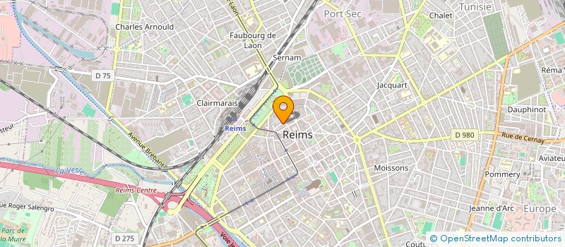 localisation de l'entreprise ER DAUN  REIMS