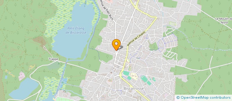 localisation de l'entreprise ER DEVELOPPEMENTS  BISCARROSSE