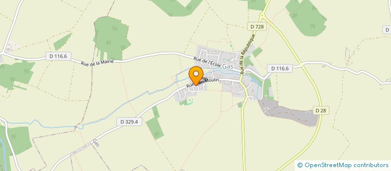 localisation de l'entreprise ER ELEC à GAS